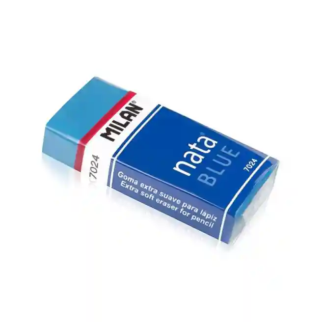 Radieră MILAN 7024B, "Nata Blue", (per bucată)