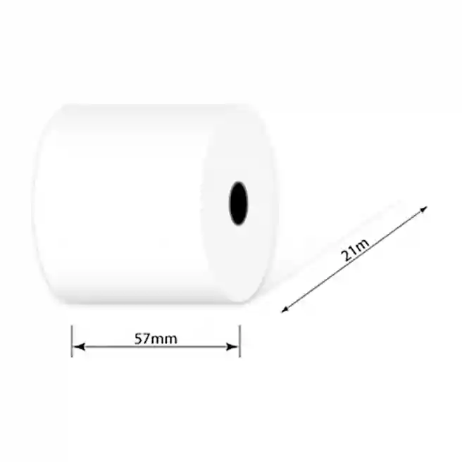 Rolă pentru casa de marcat termica 57mm x 21m