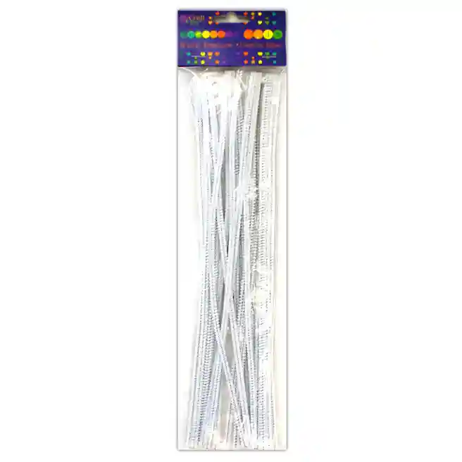 Sârmă de găitan 30cm 25buc albă