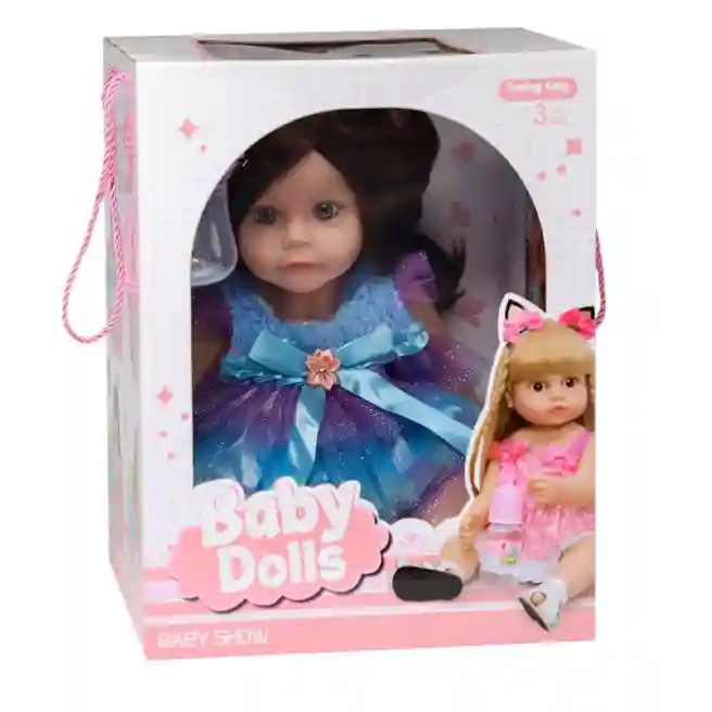 Păpușă 55 cm cu funcții și accesorii, cod 772004