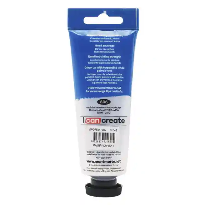 Vopsele M.M. Oil Paint, de ulei, 75 ml gri Neutral Grey