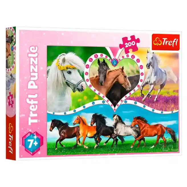TF Puzzle "200" - Beautiful horses, cod 43114