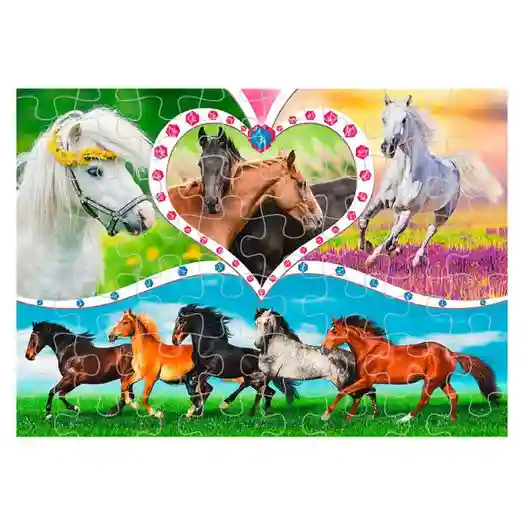 TF Puzzle "200" - Beautiful horses, cod 43114
