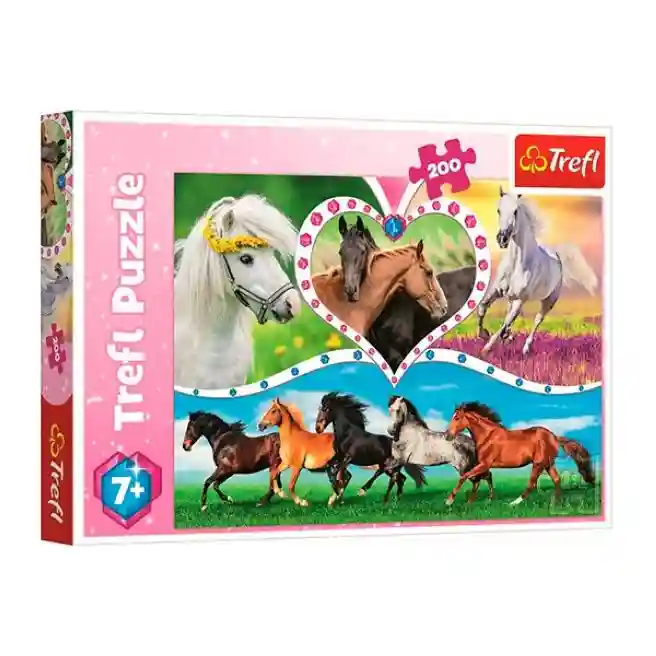 TF Puzzle "200" - Beautiful horses, cod 43114