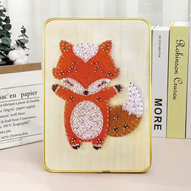 Set pentru creație String Art "Vulpea drăguță", 21x30 cm