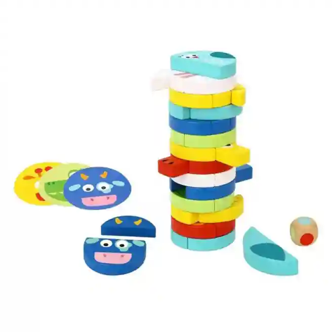 Jenga Turnul cu Animale, cod 57217