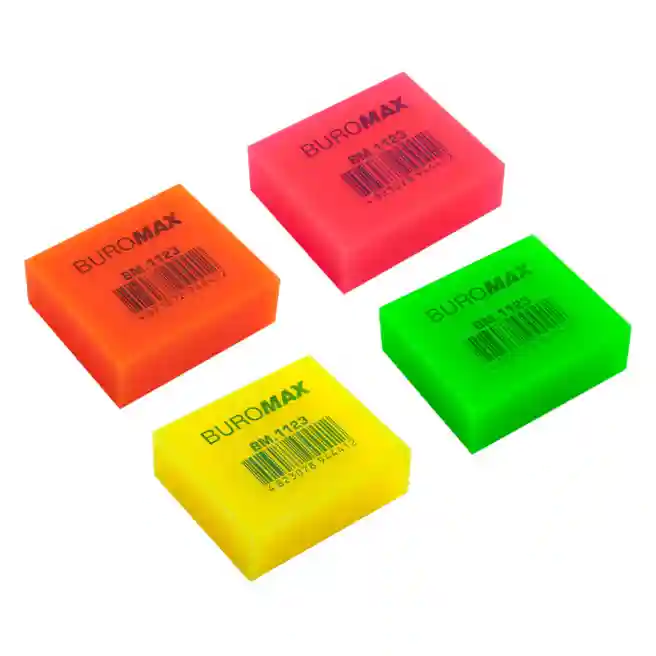 Radieră Buromax NEON, (per bucată)