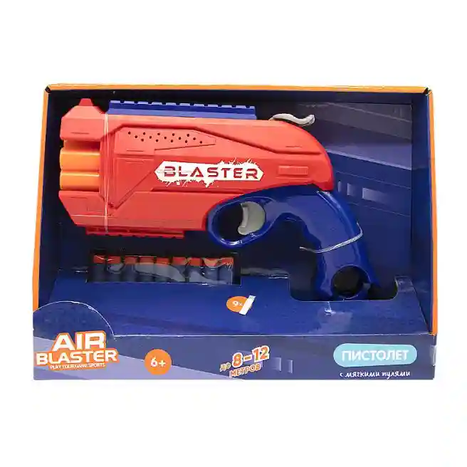Игрушка пистолет с мягкими пулями "Air Blaster", код 692090