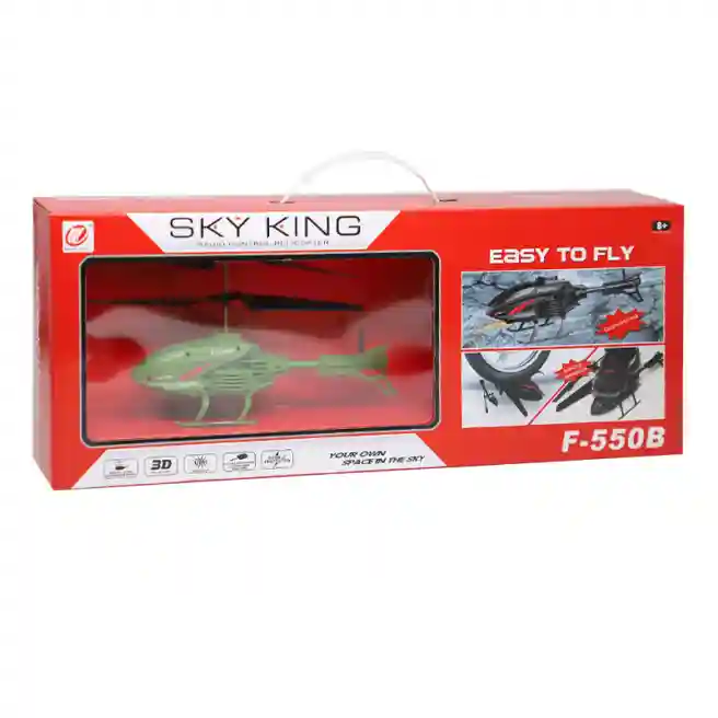 Elicopter cu telecomandă F550B verde, cod 220225