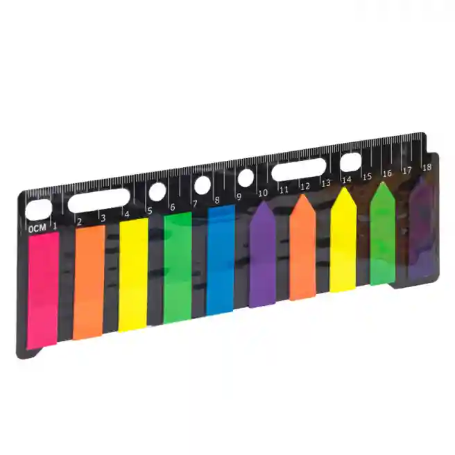 Index-uri din plastic Neon, 45x12 mm, mix, 8 buc. x 20 foi