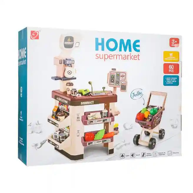 Игровой набор "Supermarket", 60 элементов, код 762009