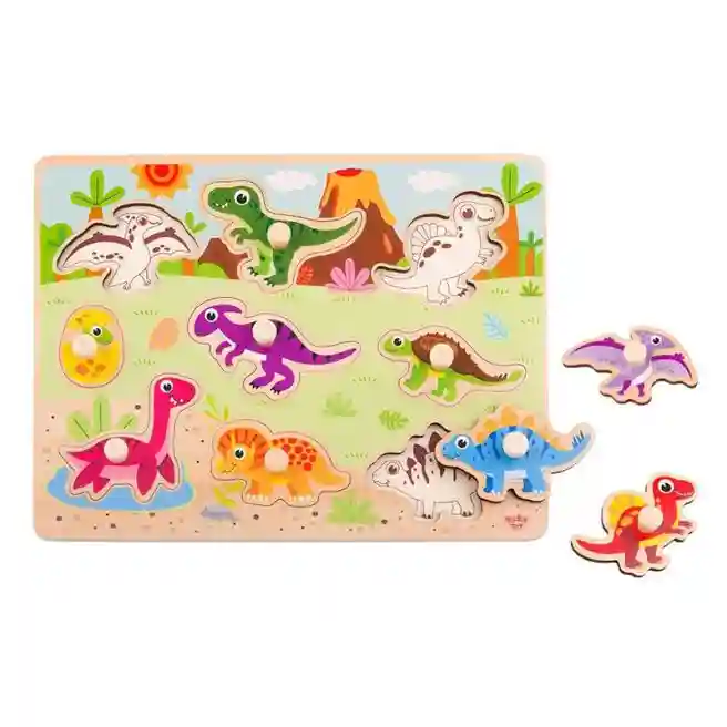 Puzzle din lemn Dinosaur, cod 57286