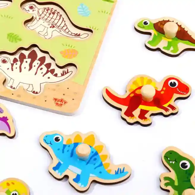 Puzzle din lemn Dinosaur, cod 57286