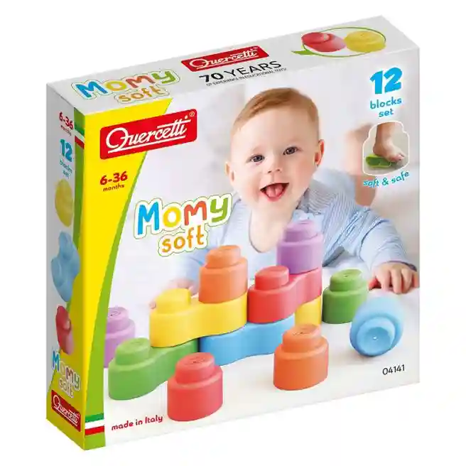 QC Конструктор мягкий "Momy Soft" 12 элементов, код 60493