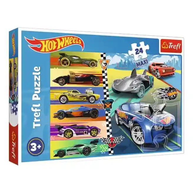 TF Puzzle- "24 Maxi" - Fast Hot Wheels / Mattel Hot Wheels, cod 58408