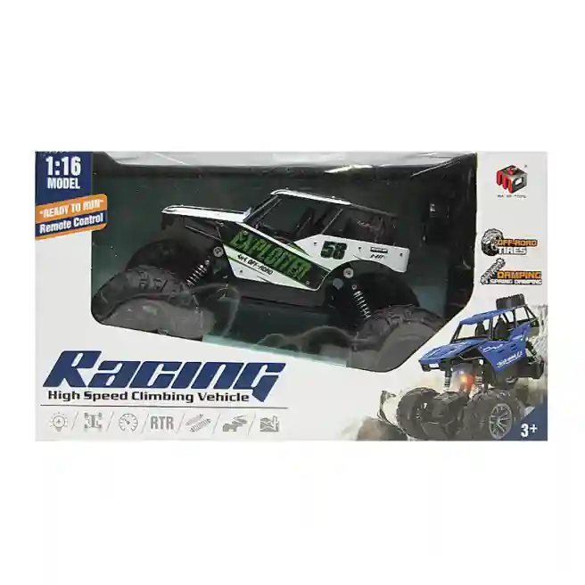SUV "Exploiter" cu t/c si acum., cu lumina, 1:16, verde, cod 702068