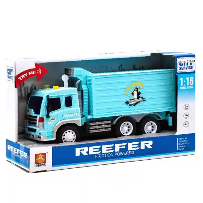 WY Машина инерц. 1:16 "Refrigerator Truck " (свет,звук), код 49476