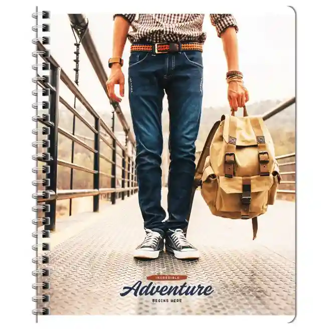 Caiet cu spirală A5 48 foi linie ArtSpace, New adventures