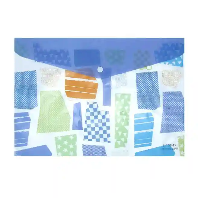 Mapă-plic A4 din plastic 12C, Abstract
