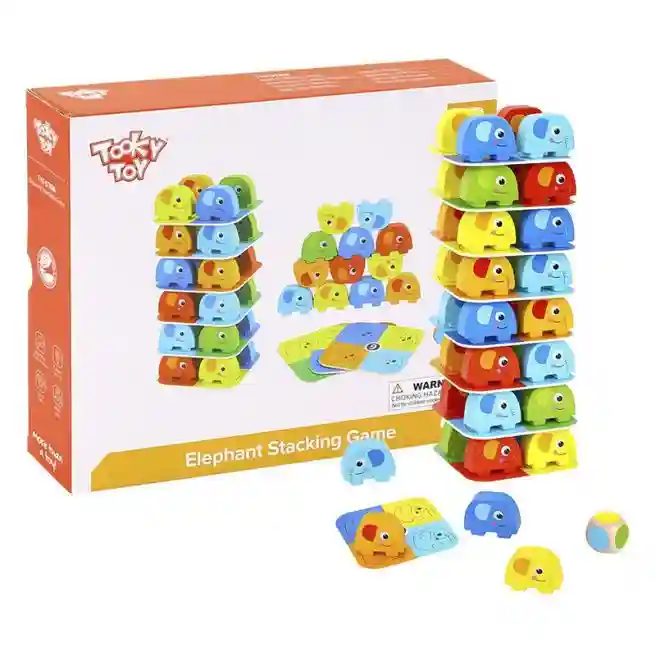 Деревянная Балансирующая игра Слоник, код 57221