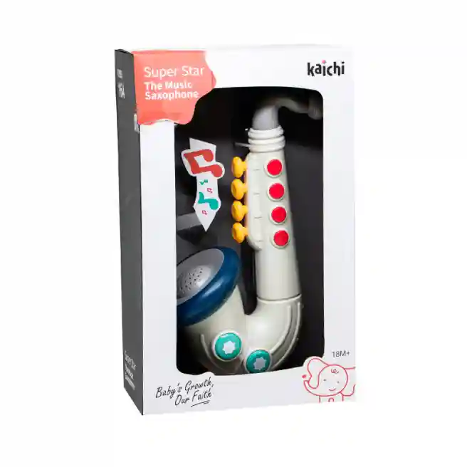 Saxofon "Kaichi" cu lumina si sunet, cod 572084