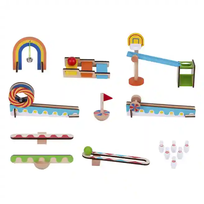 Деревянная игра Падение Домино, код 57385