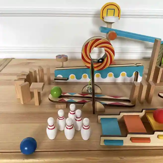 Деревянная игра Падение Домино, код 57385