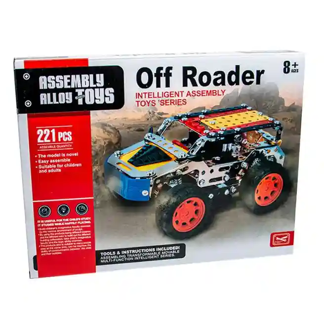 Constructor metalic "Off Roader" 221 elemente, cod.173007