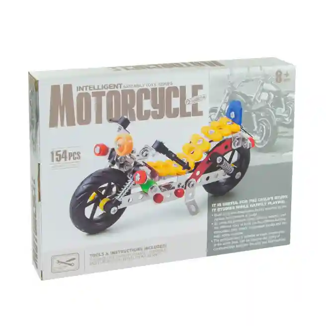 Конструктор метал. "Motorcycle" 154 дет., код 108614