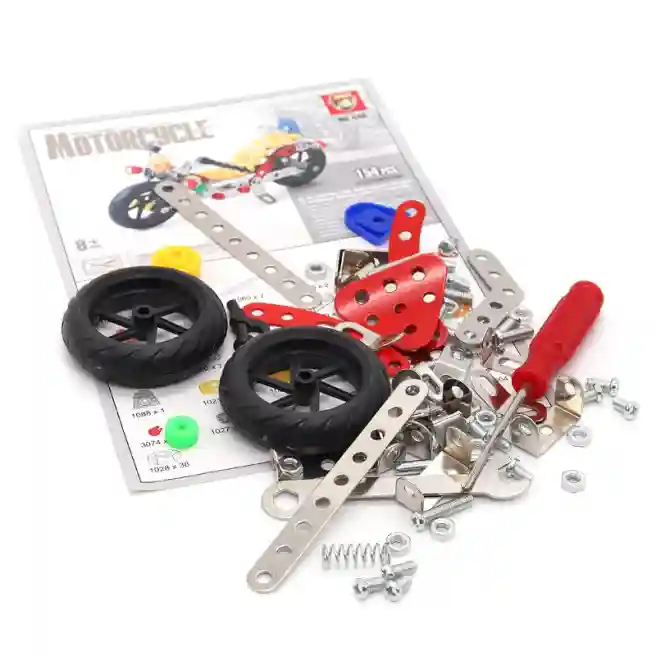 Конструктор метал. "Motorcycle" 154 дет., код 108614