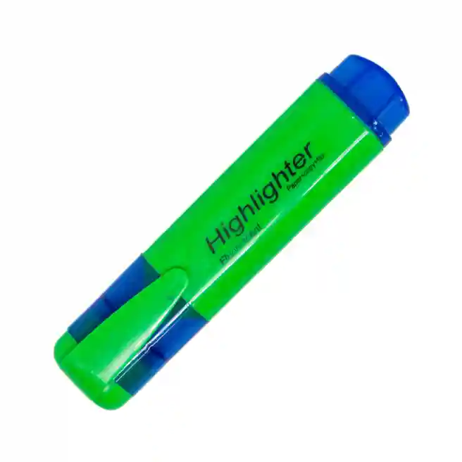 Textmarker verde