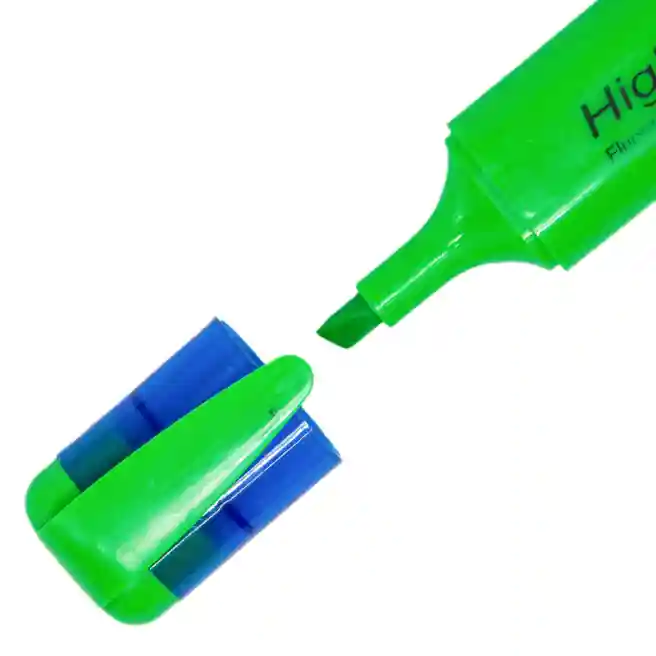 Textmarker verde