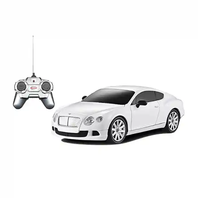 RS Машина р/у RASTAR  1:24 Bentley Confinental GT, белая, код 50616