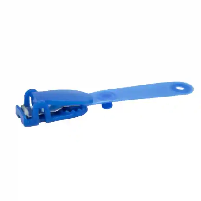 Clip pentru ecuson din plastic Forofis albastru