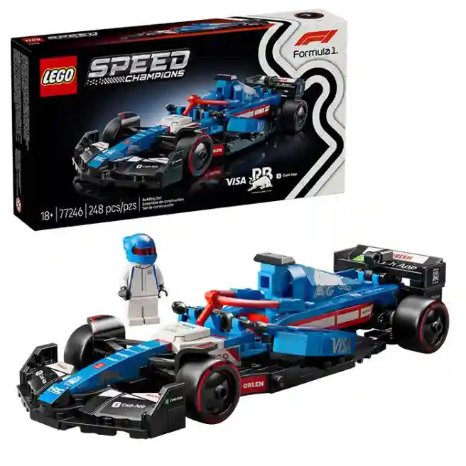 Конструктор LEGO Speed Champions Гоночный автомобиль Visa Cash App RB VCARB 01 F1, арт  77246