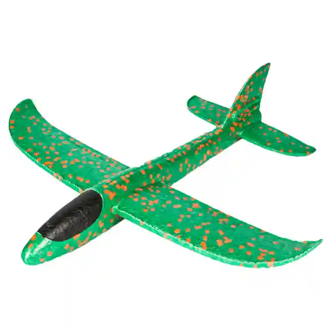 Avion planor 37cm, verde, cod 177030