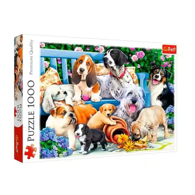 TF Пазлы "1000" - Dogs in the garden, код 43097