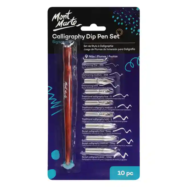 Set caligrafic 9 perii