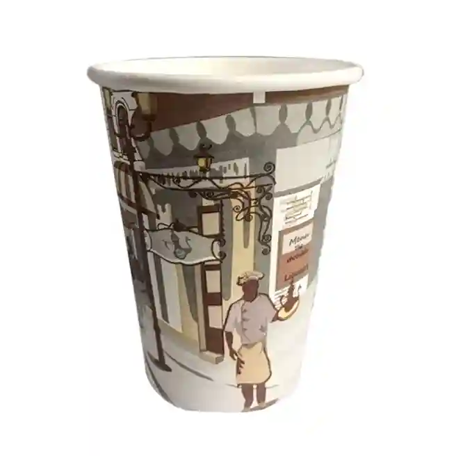Pahare de unică folosință din carton, 100 ml (50buc)