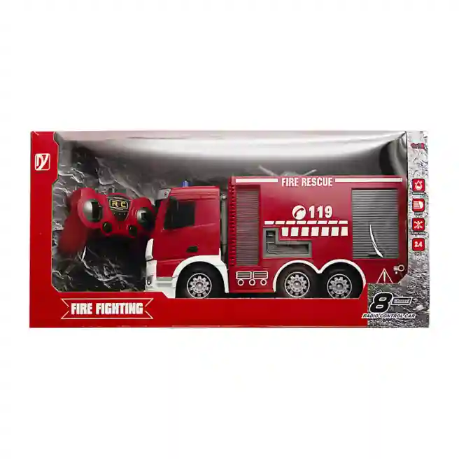 Mașină Pompieri "Fire Fighting. Fire Rescue 119" cu t/c, 8 func., 1:13, cod 522067