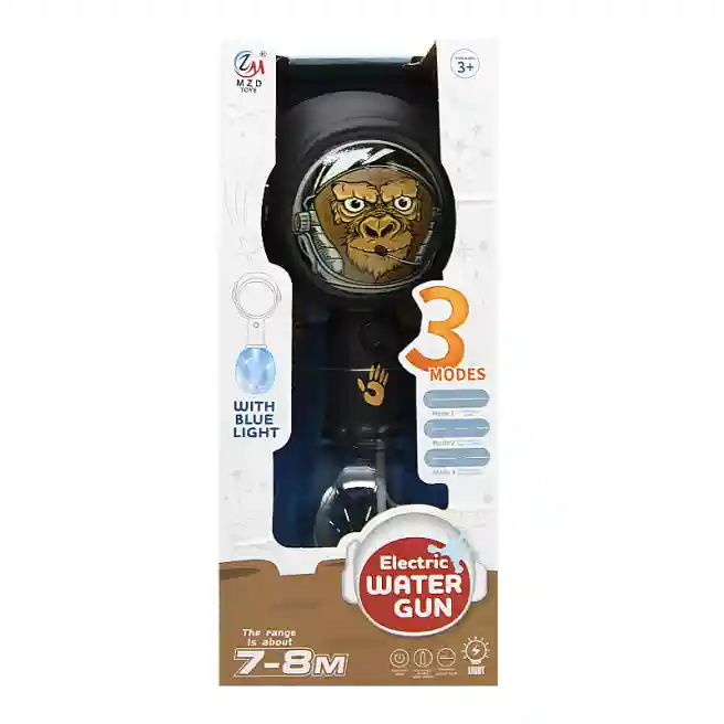 Pistol cu apă „Hammer” cu lumină, negru, cod 712028