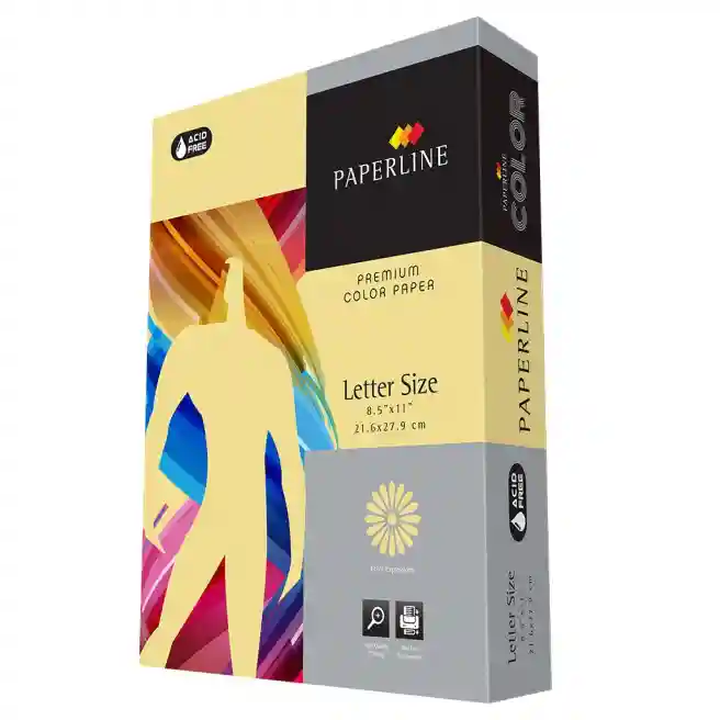 Hârtie colorată A4 Paperline CANARY 80gr, galbenă