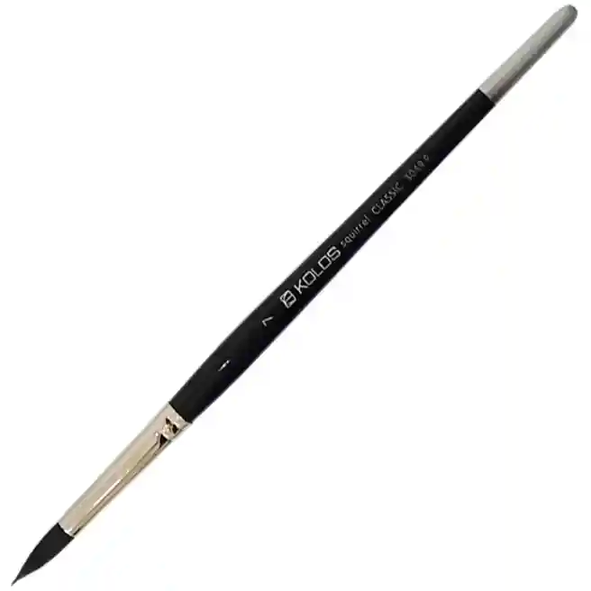 Pensulă rotundă, veverița Classic 3049R, № 7, KOLOS
