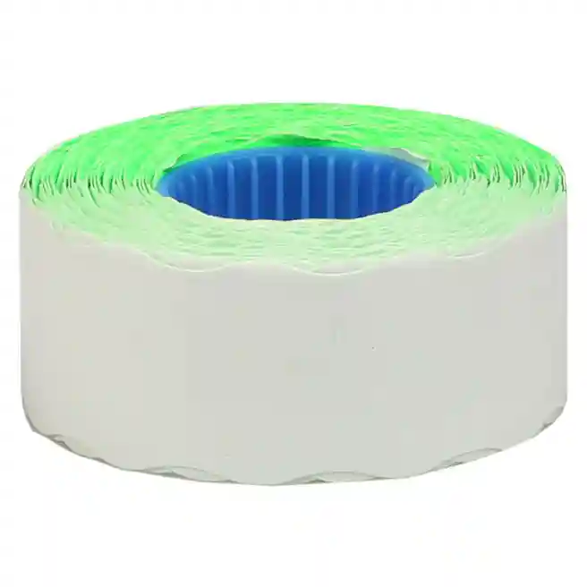 Etichete p/u prețuri ondulate OfficeSpace, 26x16mm, 800 prețuri/buc., verzi