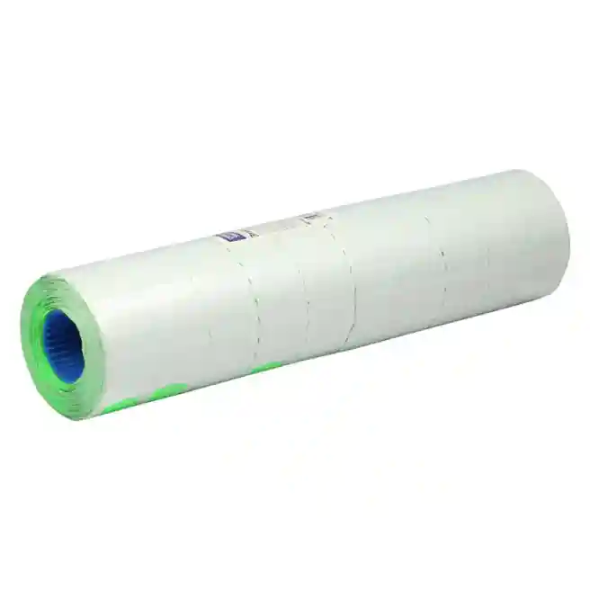Etichete p/u prețuri ondulate OfficeSpace, 26x16mm, 800 prețuri/buc., verzi