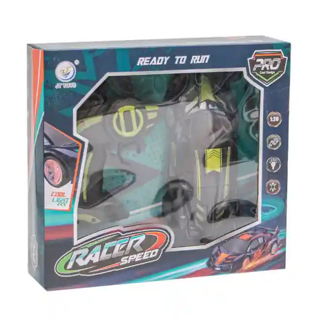 Машина "Racer speed PRO" на п/у с аккум., со светом, 1:24, зеленая, код 542069