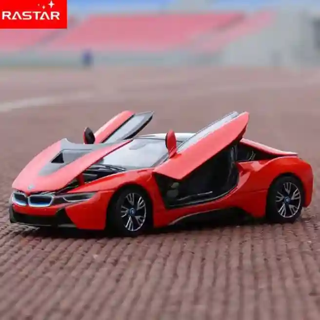 RS Машина RASTAR Die cast 1:24 BMW i8, красная, код 60587
