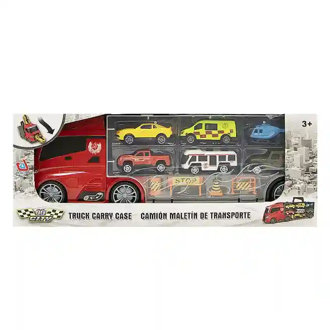 Игровой набор "Перевозчик"+ 6 гоночн. машинок, код 652059