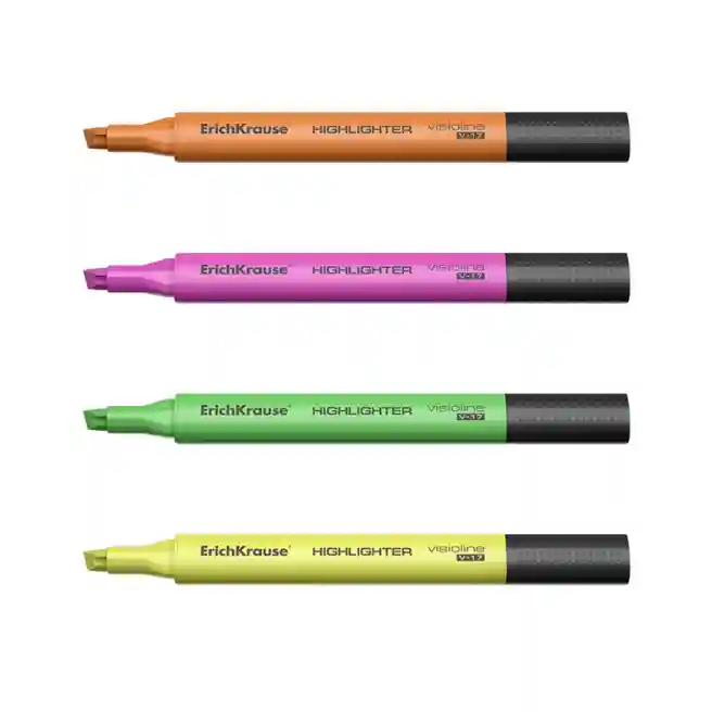 Set de markere ErichKrause Visioline V-17, (4 buc.)