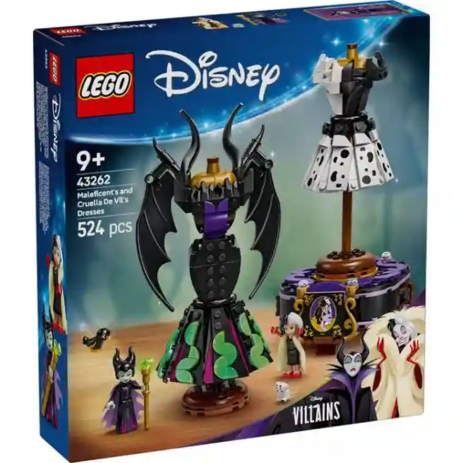 Конструктор LEGO Disney Платья Малефисенты и Круэллы Де Виль, арт  43262